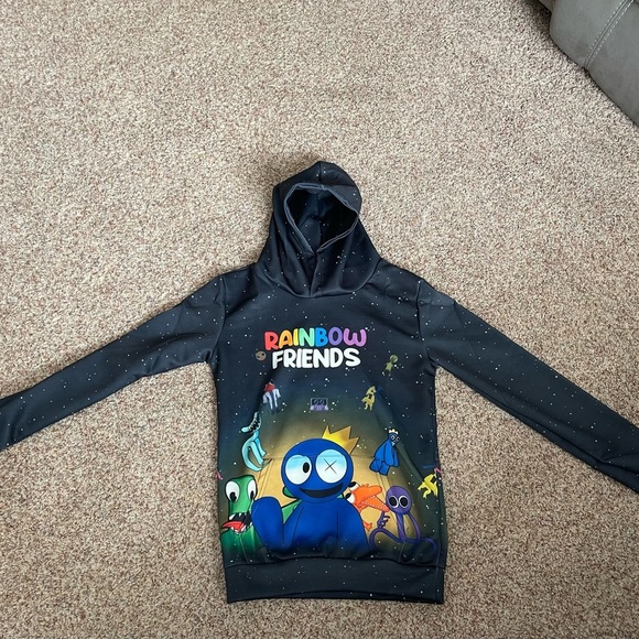 Rainbow Friends Kids Hoodie - Black - Picture 1 of 1